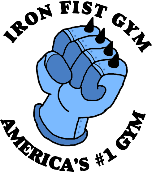 Iron Gym Fist Logo - Gym (600x600)