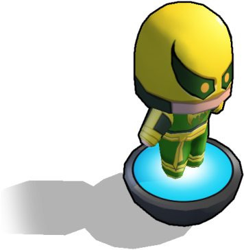 Iron Fist Bobblehead - Cartoon (512x512)