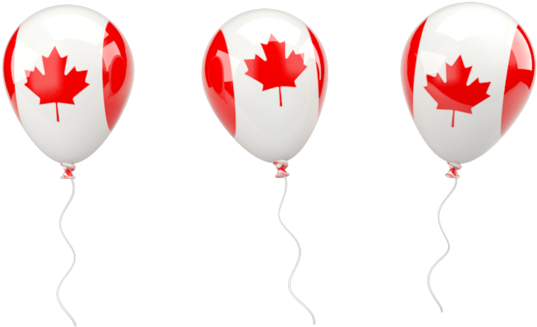 Illustration Of Flag Of Canada - Canada Flag Balloon Png (640x480)