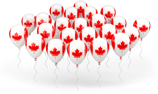 Illustration Of Flag Of Canada - Canada Balloons (640x480)