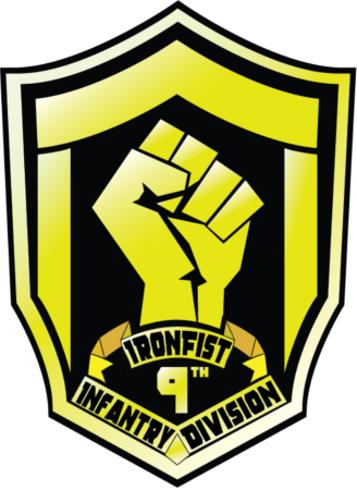 9th Ironfist Infantry Division - Emblem (328x450)