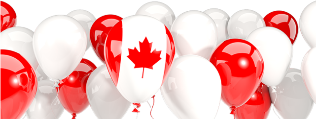 Illustration Of Flag Of Canada - Jordan Flag Balloons Png (640x480)