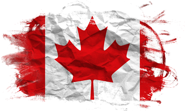 Cda-flagpainted 58273791 S - Canada And Australia Flag (776x475)