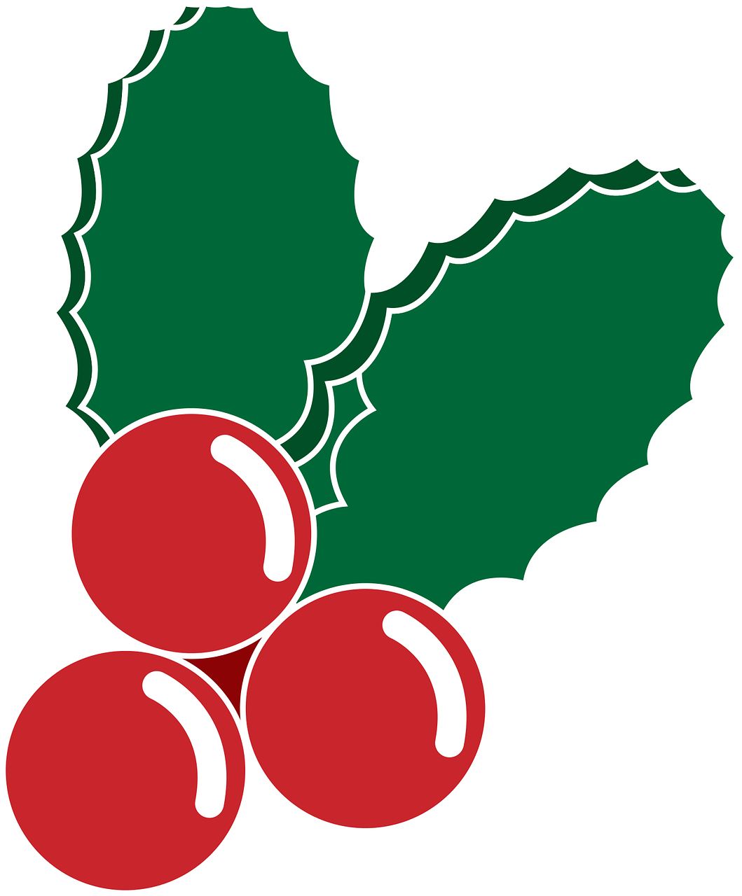 Holly Berry Clipart 10, Buy Clip Art - Navidad Vector Png (1059x1280)