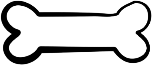 Bone Cliparts - Bone Black And White (640x480)