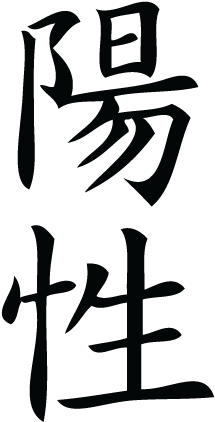 Positive Chinese Symbol Wall Art Decal - Patience In Chinese Word (451x451)