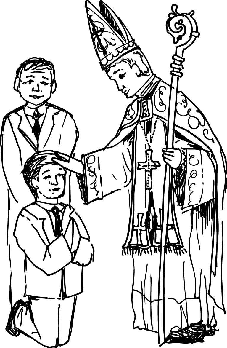 Sacrament Of Confirmation Clip Art (767x1174)