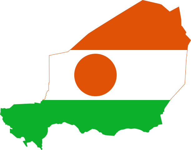 306 × 240 Pixels - Niger Flag On Country (612x480)