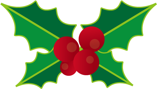 柊の葉イラスト - Flower (567x567)