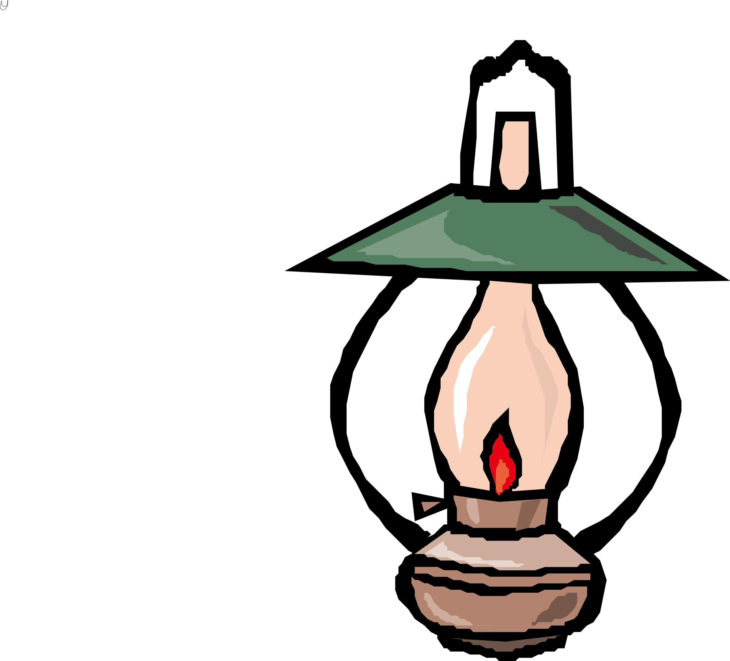 Euclidean Vector Kerosene Lamp Vecteur - Euclidean Vector Kerosene Lamp Vecteur (2459x2227)