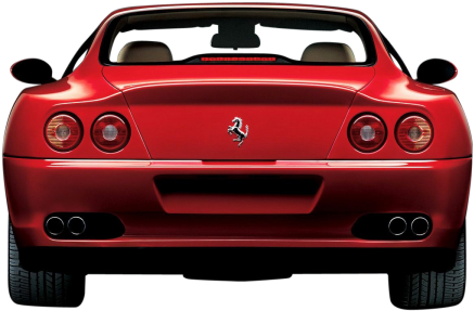 Red Ferrari Type F133 Or Ferrari 550 Maranello With - Ferrari 550 Maranello (600x450)