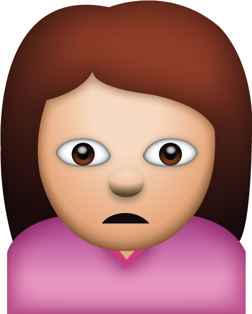 Download Ai File - Emoji Girl Sad (640x640)