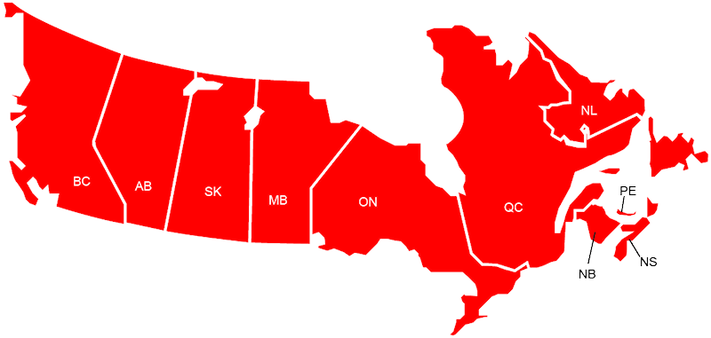 Red Canada Map (800x381)