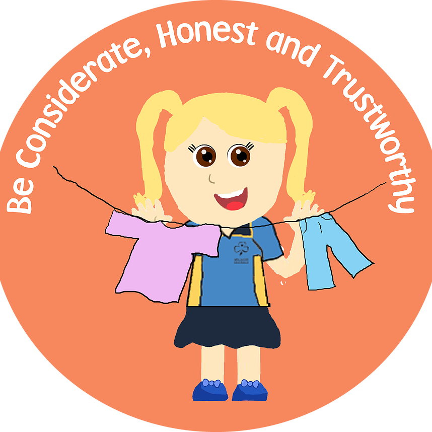 2- Considerate, Honest And Trustworthy - Cartoon (858x858)