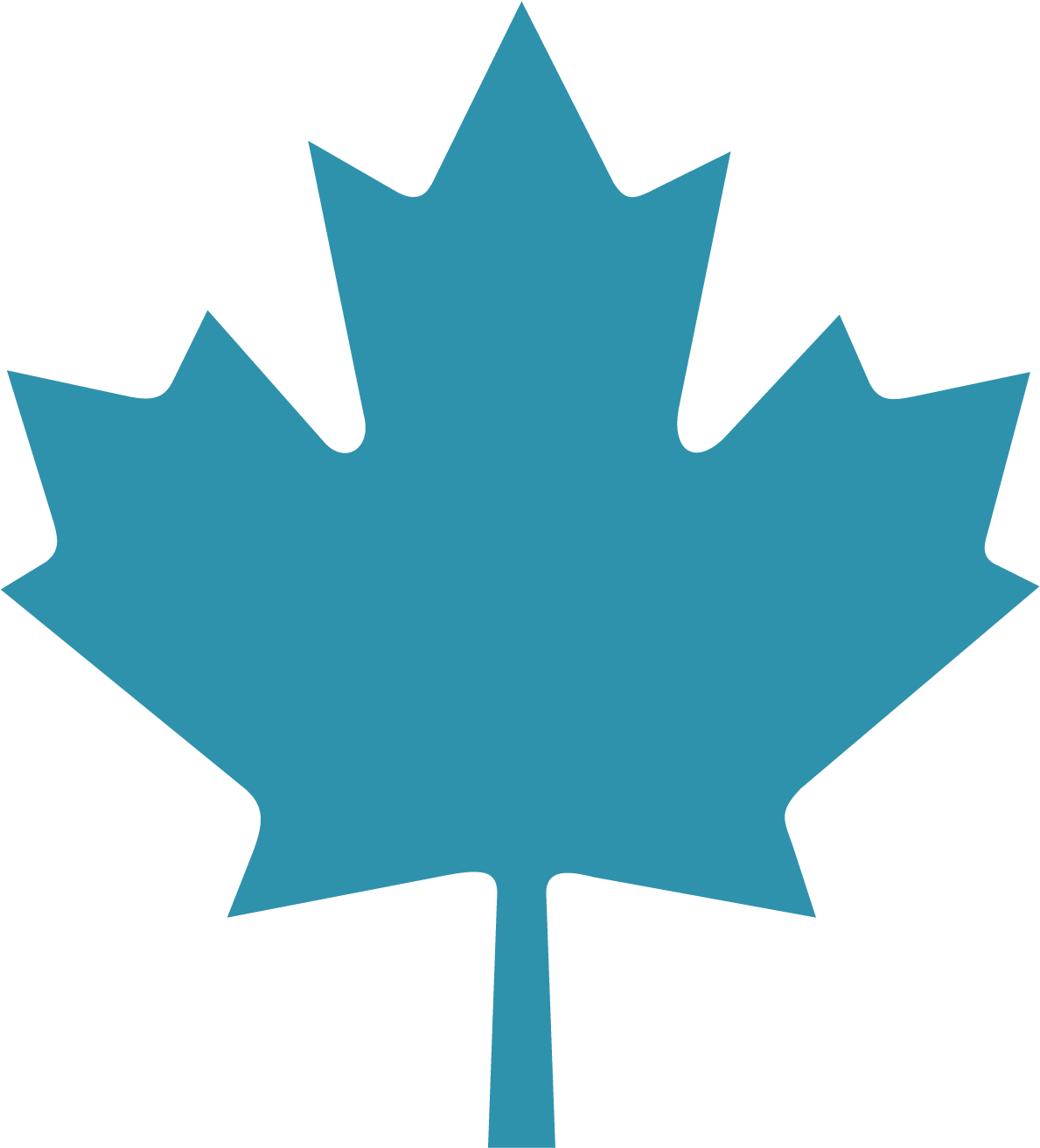 Canadian Cities - Red Canadian Maple Leaf (1668x1667)