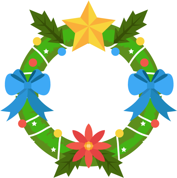 Christmas Ornament Garland Wreath Clip Art - Christmas Ornament Garland Wreath Clip Art (618x618)