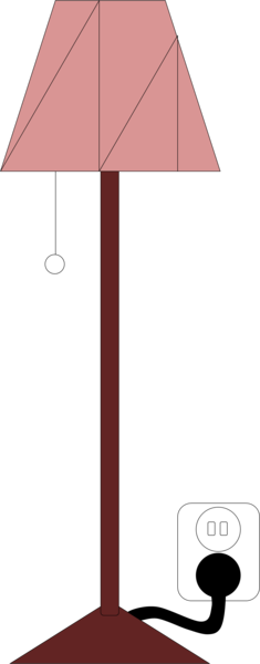 Free Images At Clker - Lampshade (235x600)