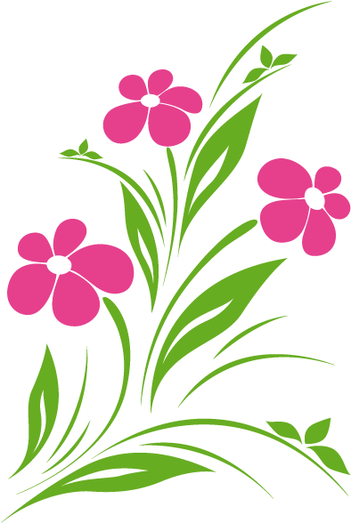 Flor Clip Art - Simple Flower Designs Black And White (1000x700)