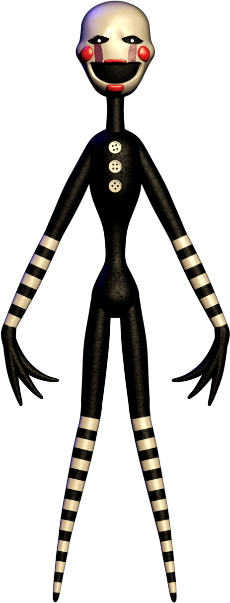 Puppet Full Body 4k By Popi01234 - Fnaf Puppet Full Body (643x1243)