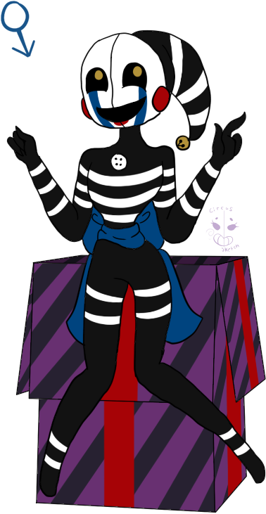 Security Puppet By Robotic-circus - Female Security Puppet Fnaf (400x739)