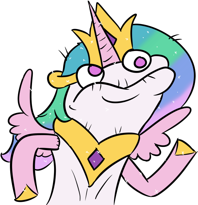 Sock Puppet Celestia By Mommanessy - Cartoon (800x800)