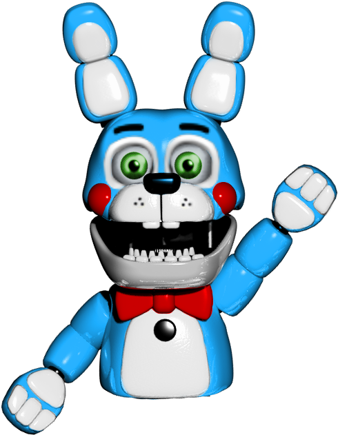 My Puppet Toy Bonnie By Riolufazbear - Toy Bonnie Hand Puppet (565x650)