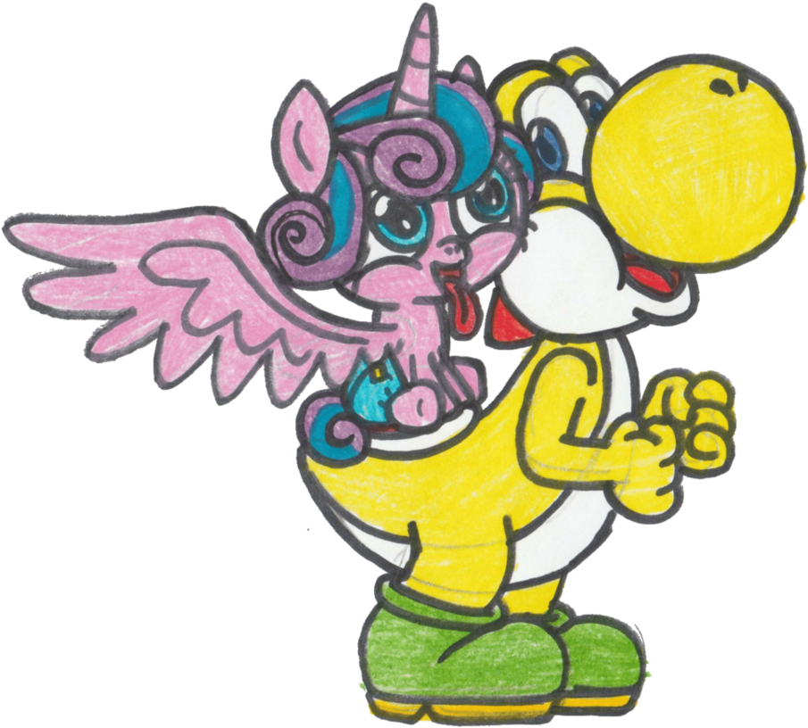 A New Baby-buddy For Yoshi By Drquack64 - Infant (958x833)