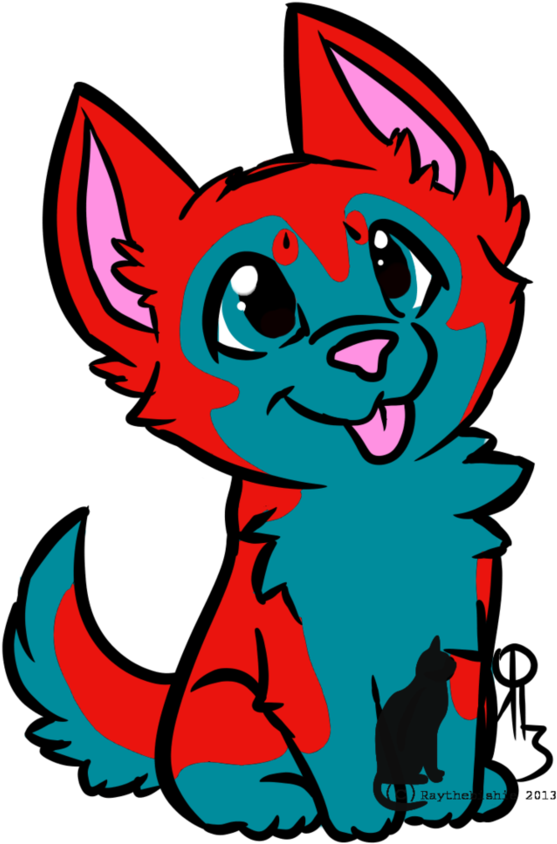 New Baby Husky Lines By Raythebishie - Cartoon (894x894)