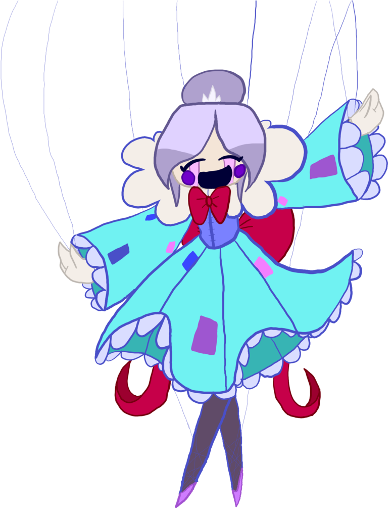 Pandora The Puppet [fnaf Oc] By Mysteryrartist - Fnaf Puppet Oc (1024x1024)