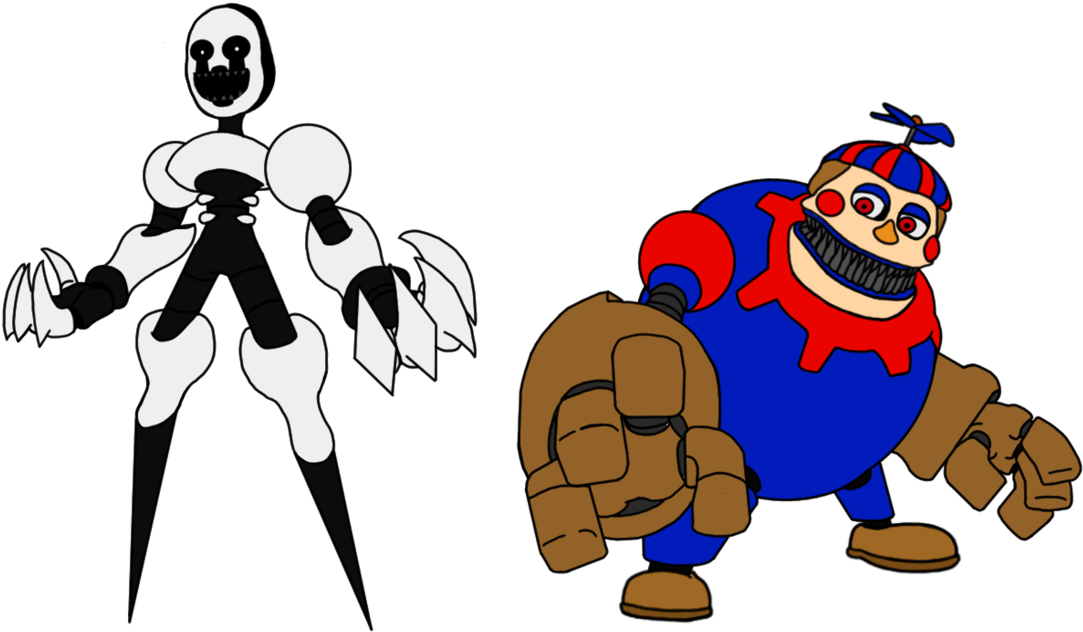 Nightmare Puppet And Bb By Ren-valaria - Nightmare Puppet (1095x730)