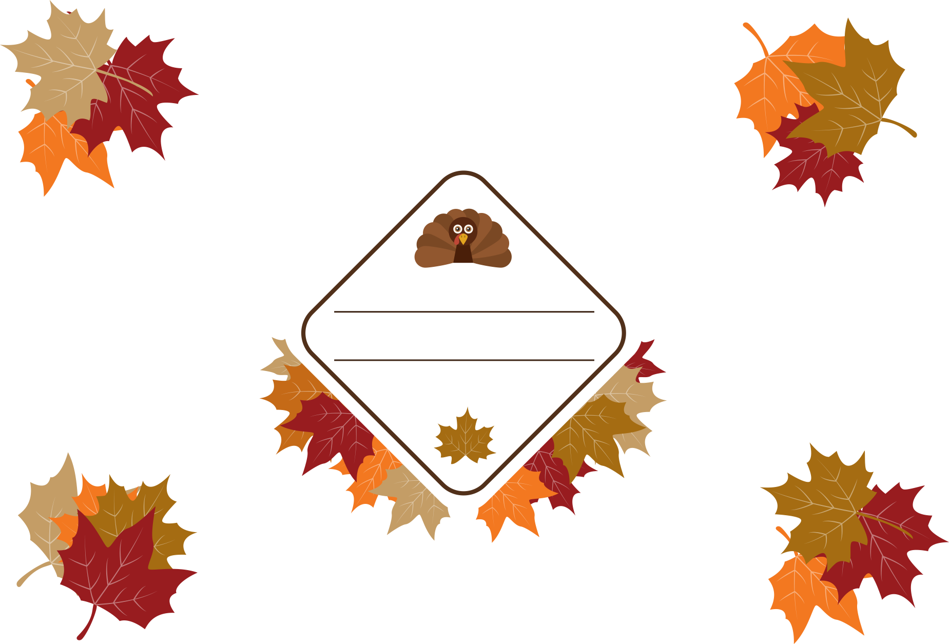 Thanksgiving Maple Leaf Clip Art - Thanksgiving Maple Leaf Clip Art (1849x1255)
