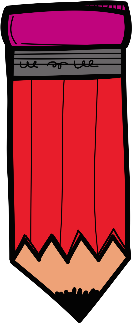 Canyon Lake Kids Academy - Melonheadz Pencil (697x1510)