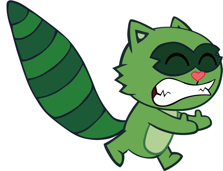 Cartoon Drawing Illustration - Happy Tree Friends (1000x1000)