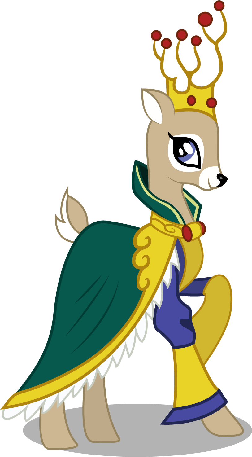 Crimson, Clothes, Crown, Deer, Doe, Dress, Idw, Idw - Deer (1020x1602)