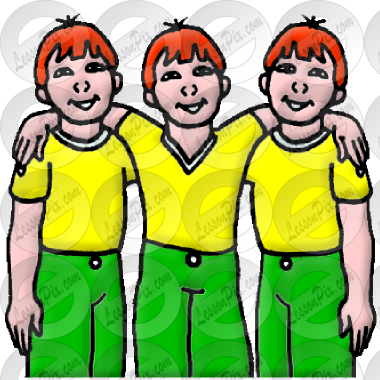 Triplets Picture - Triplets Clipart (380x380)