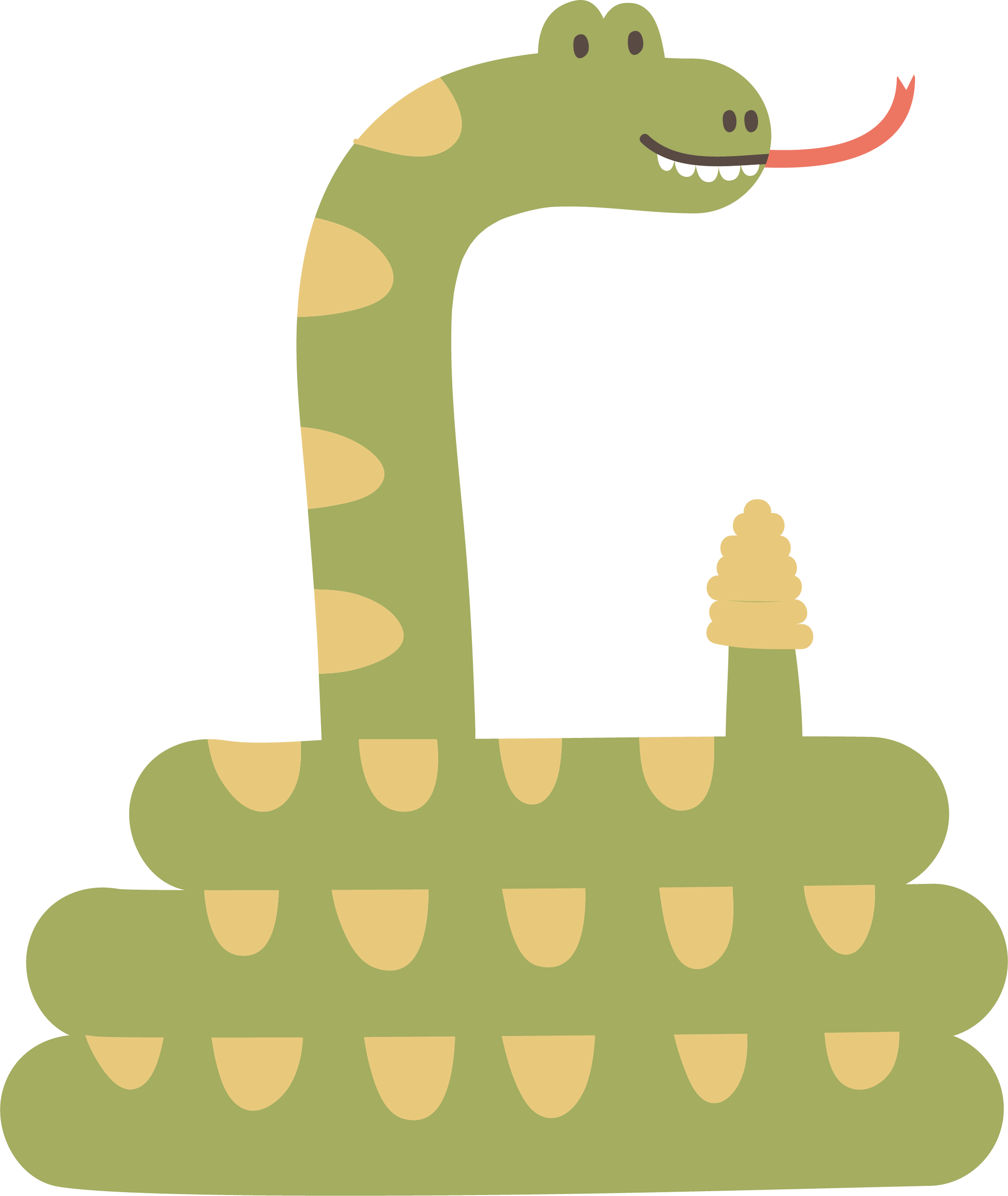 Snake Euclidean Vector Computer File - Canoe (2093x2483)