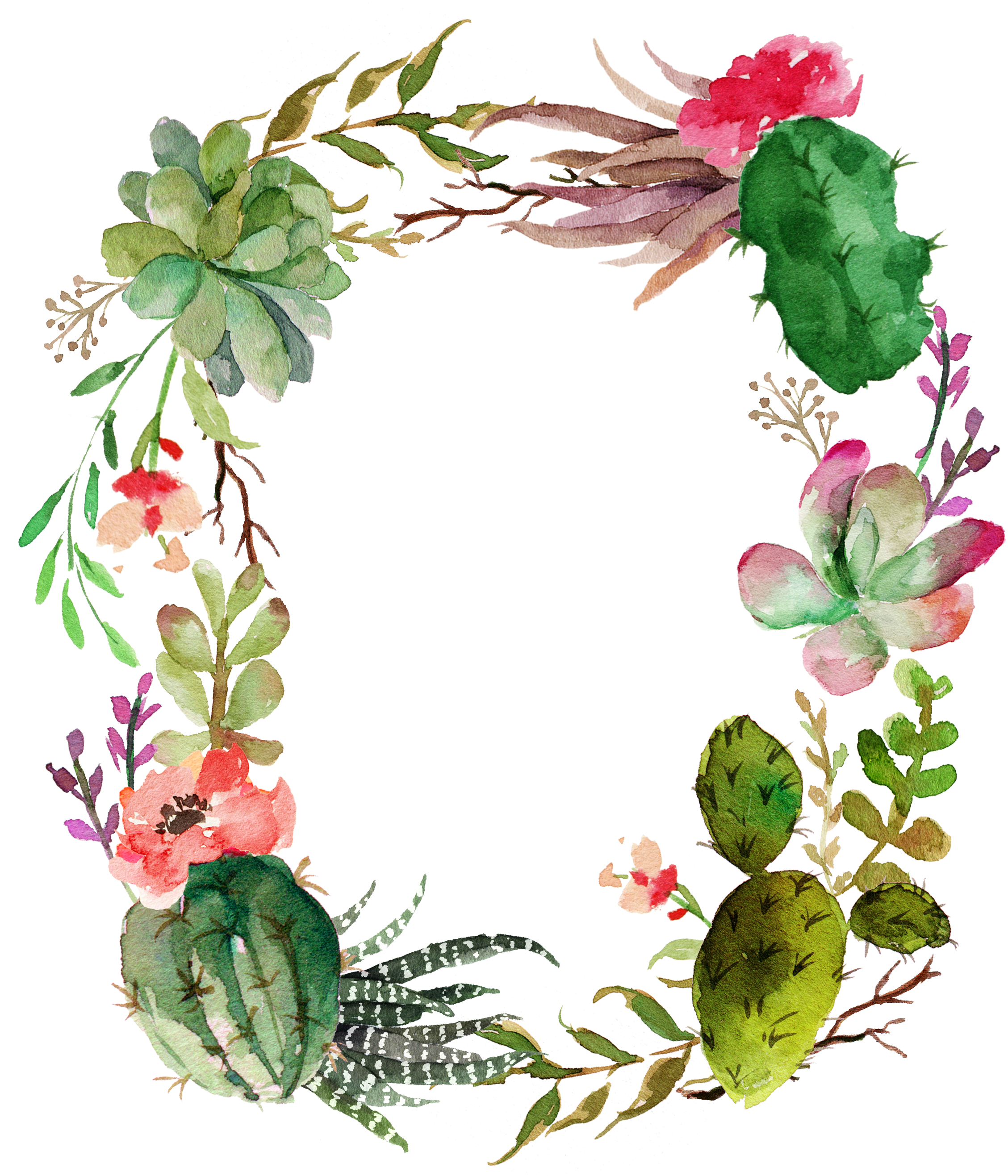Wedding Invitation Paper Bridal Shower Succulent Plant - Me And My House We Will Praise (2264x2633)