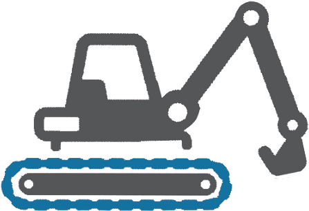 Yellow Mini Excavator Digger Graphic - Norwich (453x315)