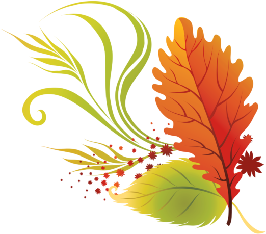 Craft Fair - Transparent Leaves Clipart (600x538)