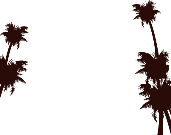 Silhouette Cartoon Illustration - Coconut (574x453)