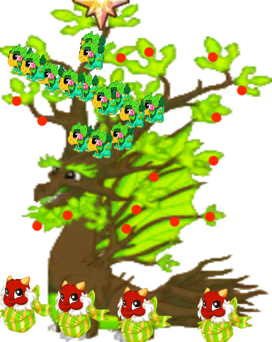 Garland On The Christmas Tree - Garland On The Christmas Tree (384x482)