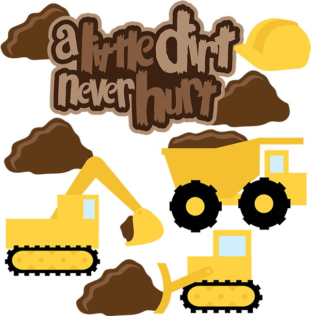 Digger Silhouette - Dump Truck Svg File (648x652)