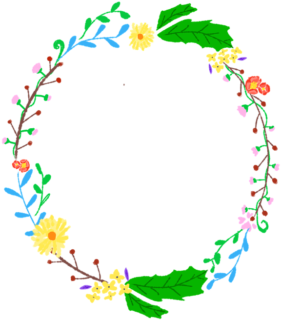 Leaves Garland Cliparts - Wenn Sie Mich Überhaupt Benötigen, Bin Ich Nicht Karte (720x720)