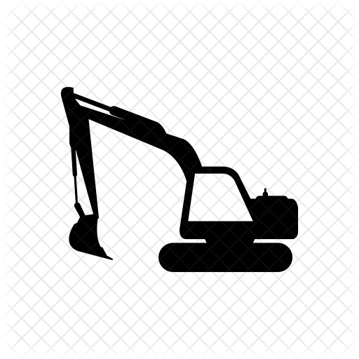 Excavator Icon - Mine Excavator Icon (512x512)