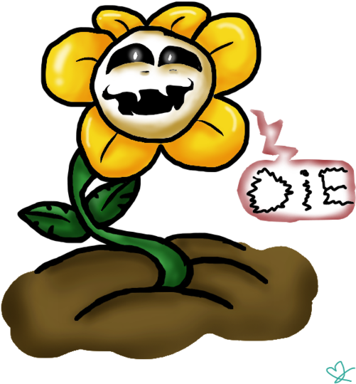 Undertale - Undertale Flowey Pony (600x600)