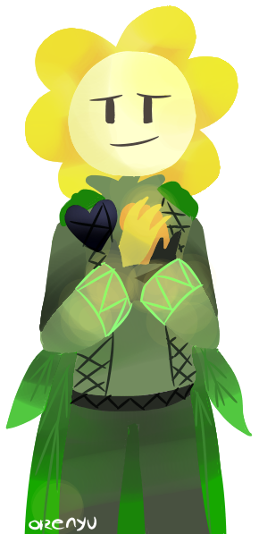 Flowey With Body Undertale - Undertale Flowey With A Body (314x610)