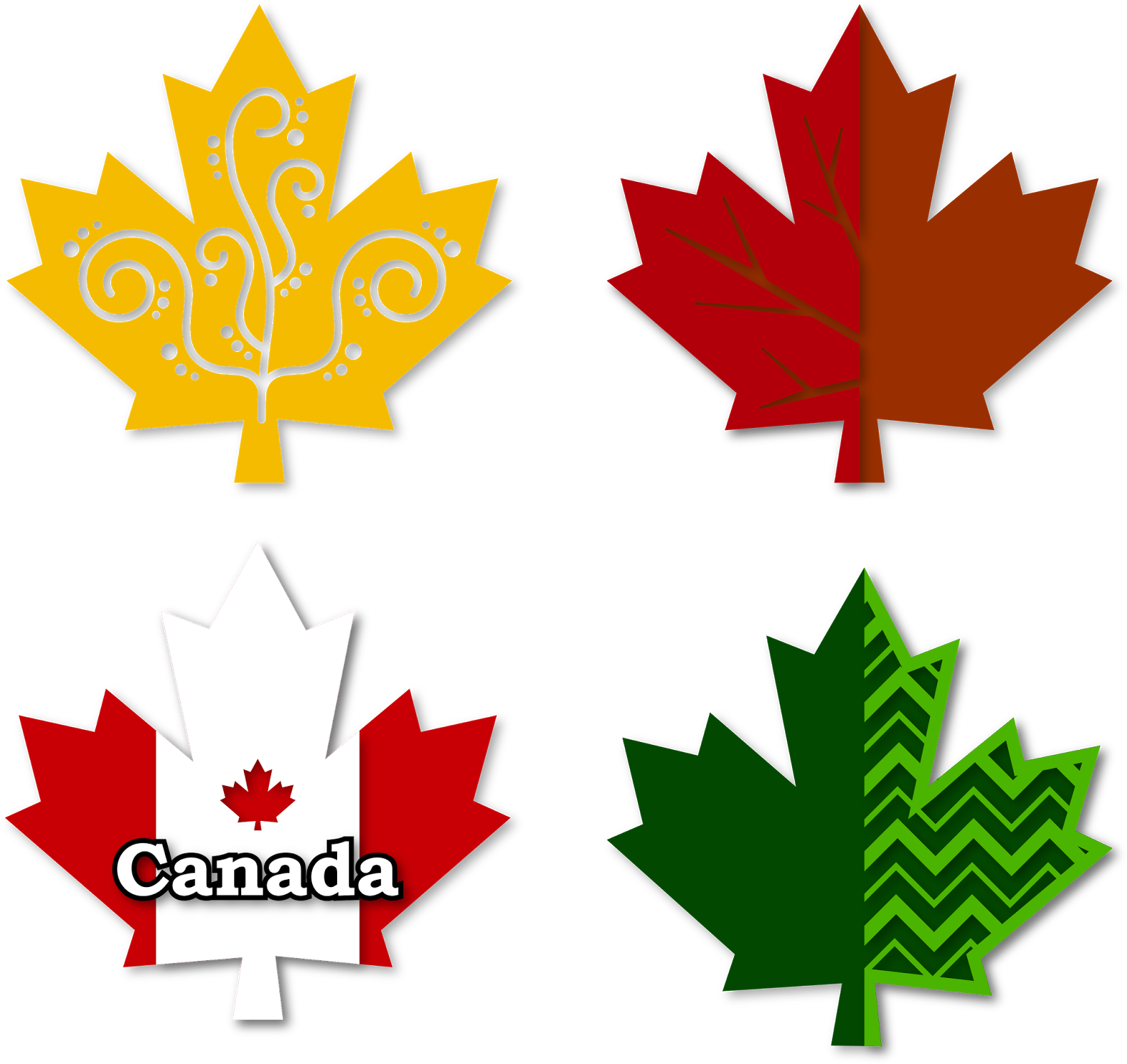 Or Decorate The Box Lid With Purchased Silk Flower - Canadian Flag Maple Leaf (1600x1509)