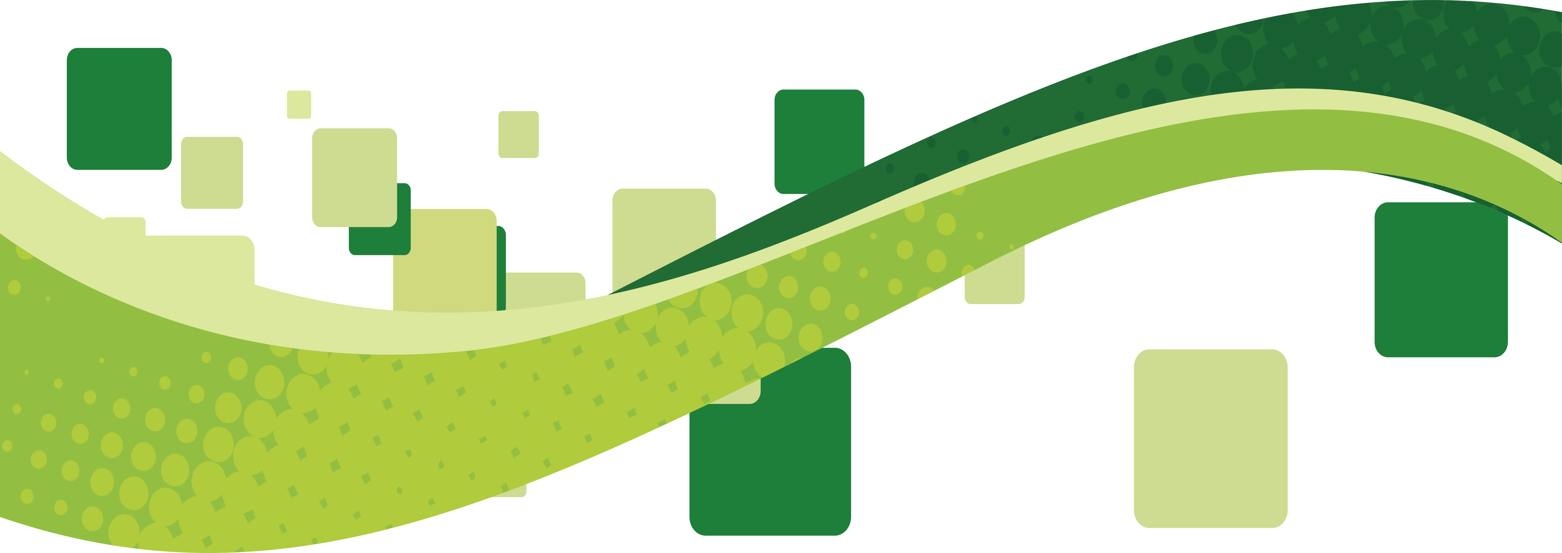 Rectangle Green Euclidean Vector - Vector Green Wave Png (6458x2288)