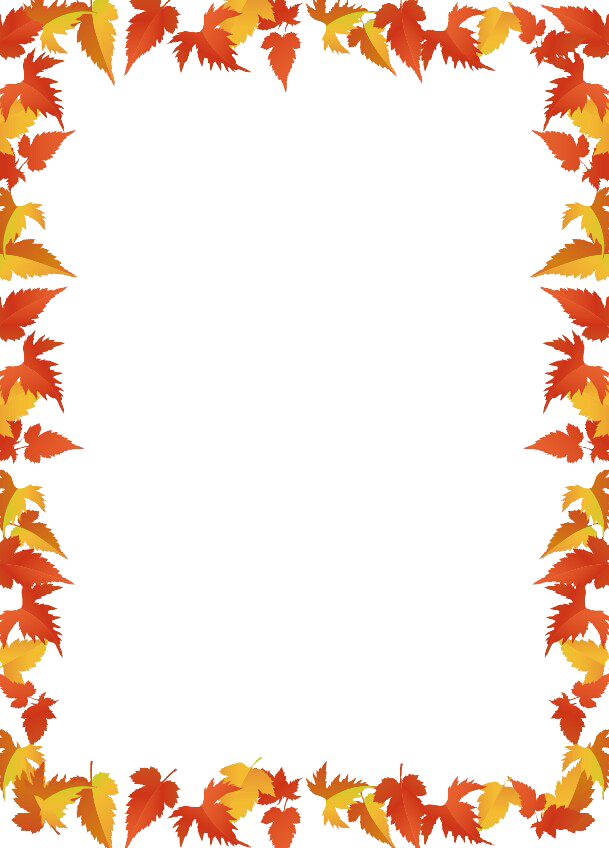 Maple Leaf Clip Art - Red Floral Background Frame (609x848)