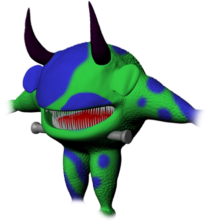 Monster Tail Monster Body - Monster (560x469)